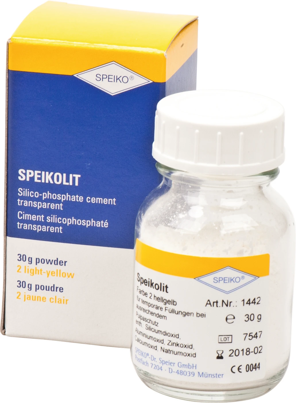 SPEIKOLIT Flasche 30 g Pulver hellgelb