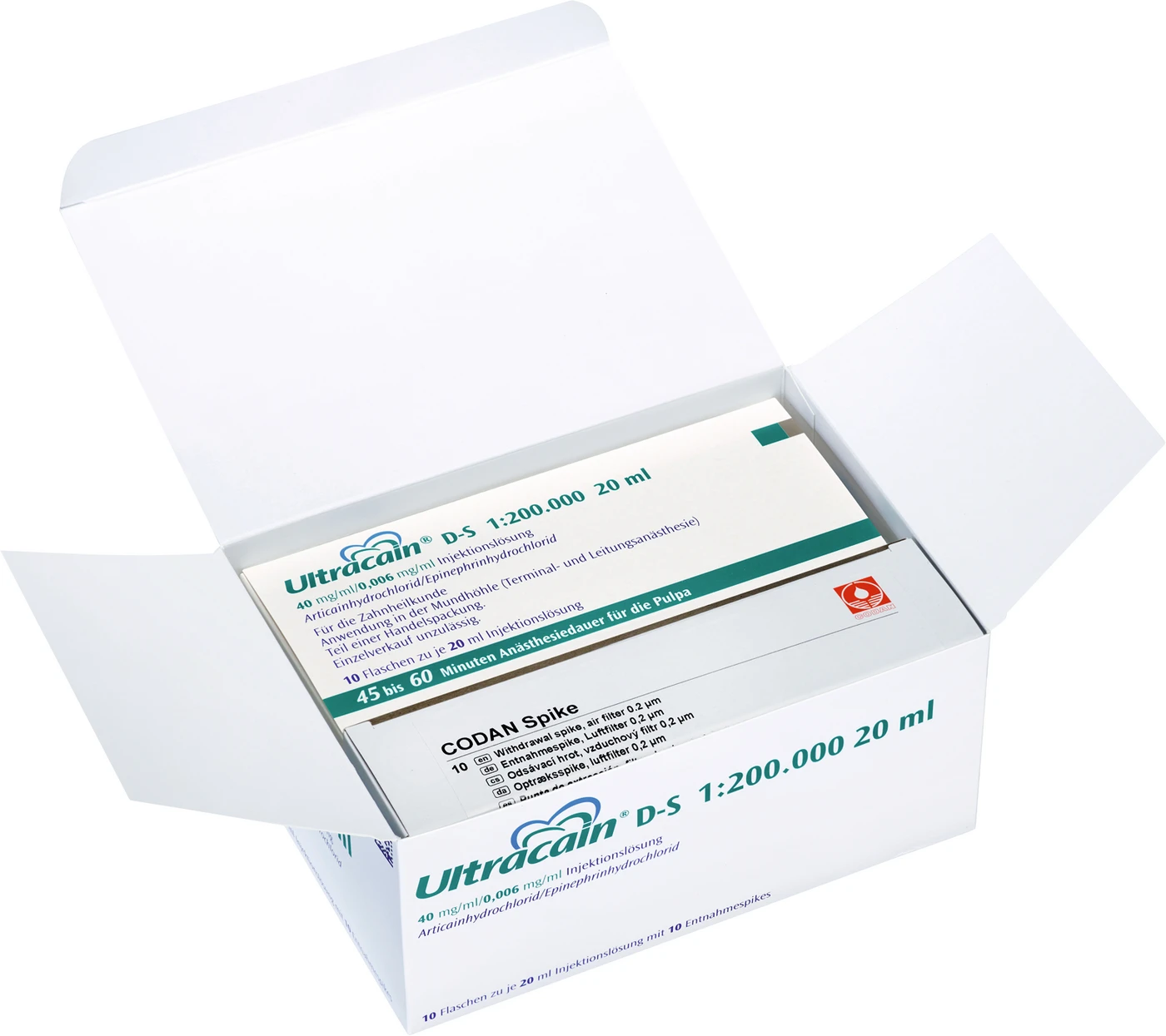 Ultracain® D-S 1:200.000 Packung 10 x 20 ml Flasche DS, 1:200.000
