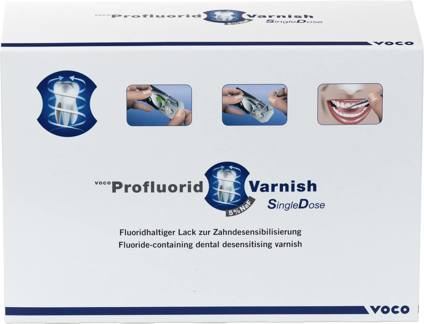 Profluorid® Varnish Packung 200 x 0,4 ml Bubble Gum, Zubehör