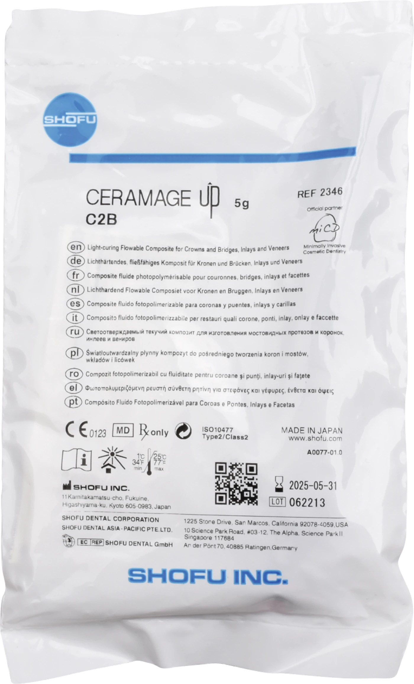 CERAMAGE UP Spritze 5 g Komposit body C2