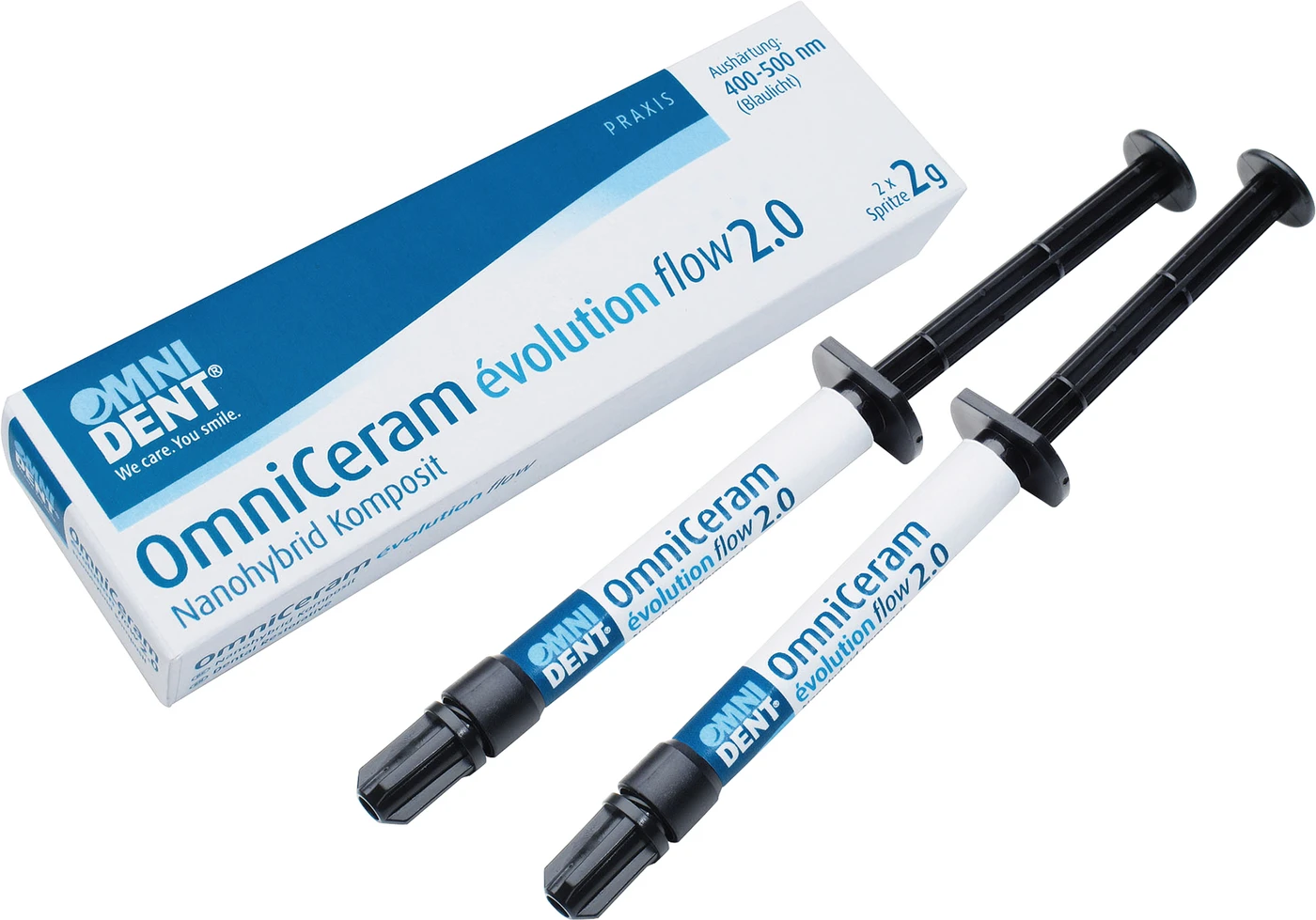 OmniCeram évolution flow 2.0 Packung 2 x 2 g Spritze A3