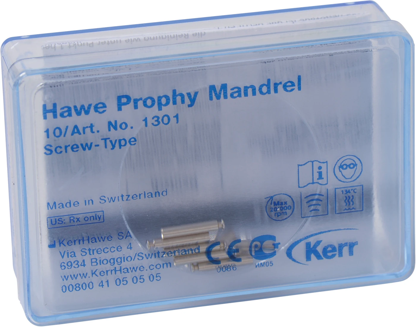 Prophy Mandrel Packung 10 Stück Screw-Type