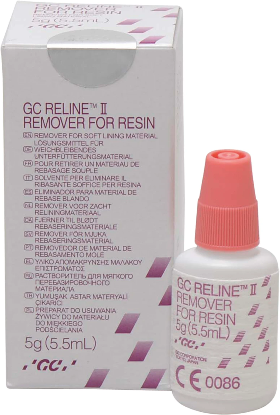 GC RELINE™ II Resin Remover Flasche 5,5 ml