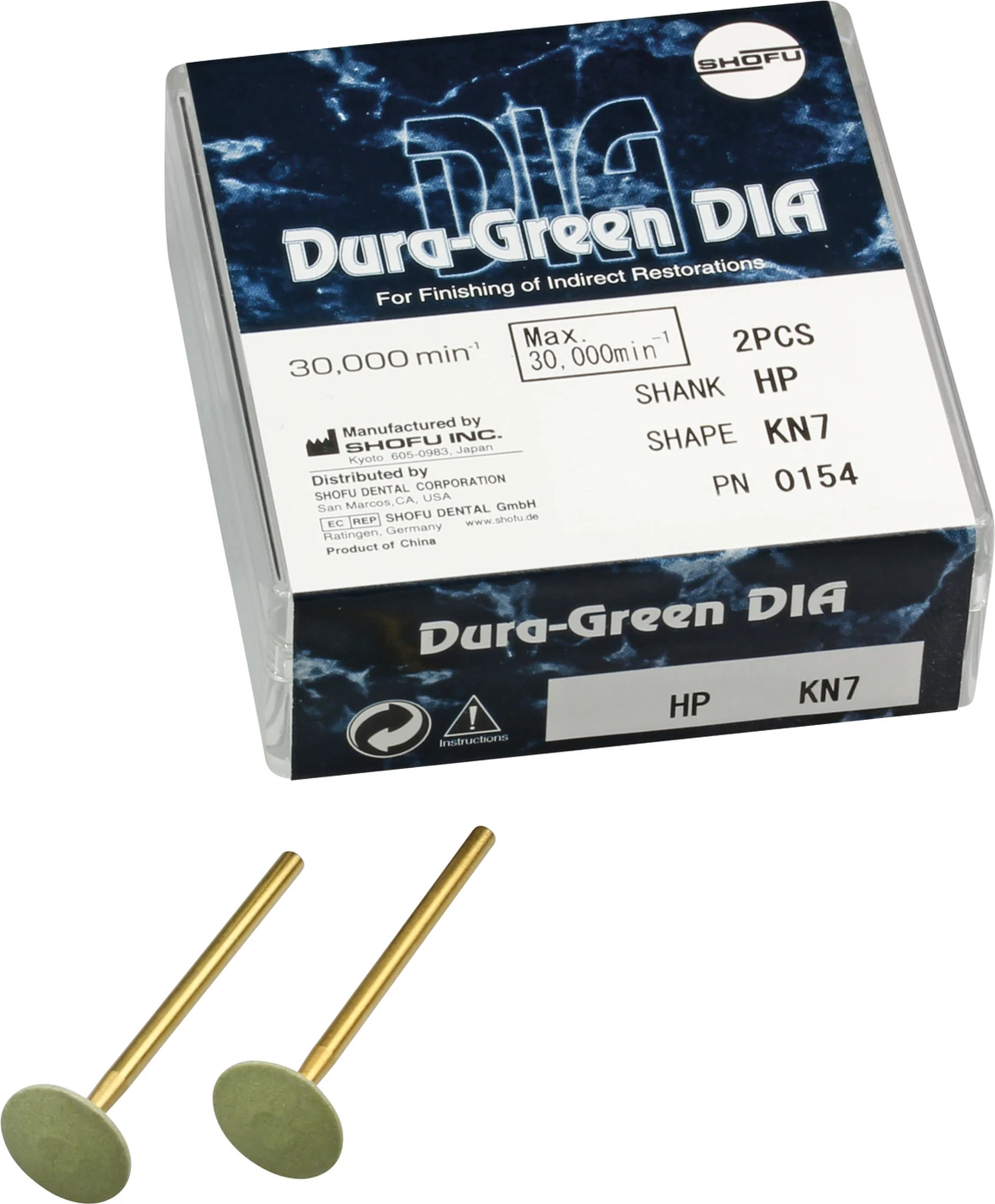 Dura-Green DIA Packung 2 Stück KN7, HP, ISO 125