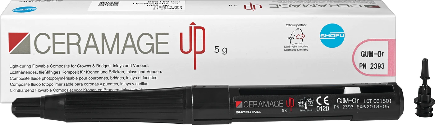 CERAMAGE UP Spritze 5 g Komposit gum Or