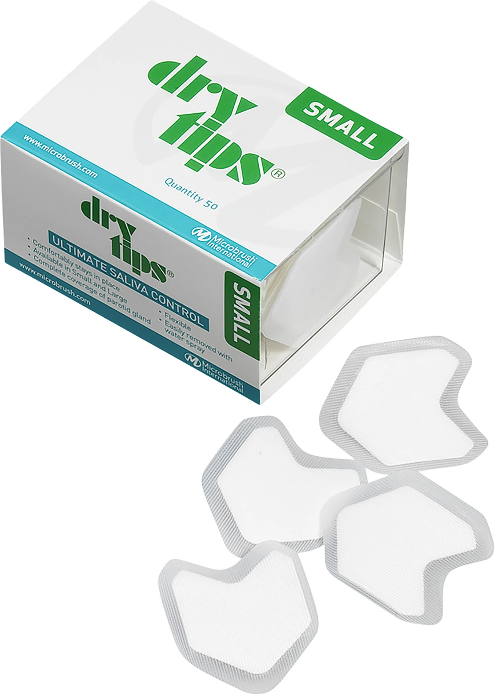 DryTips® Packung 50 Stück weiß,  klein