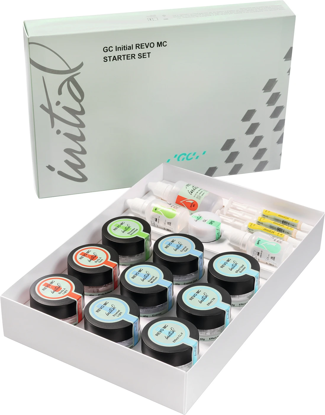 GC Initial™ REVO MC  Starterset 3 x Paste, 9 x Pulver, 3 x Liquid