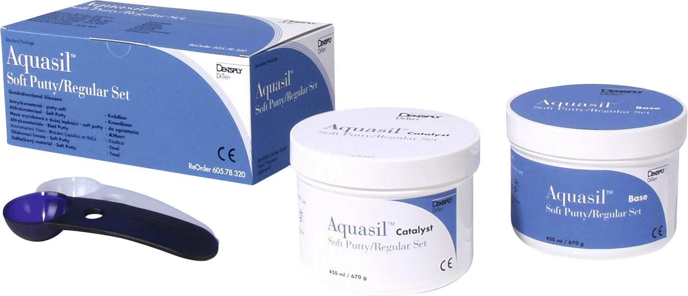 Aquasil™ Soft Putty Standardpackung 450 ml Base, 450 ml Katalysator