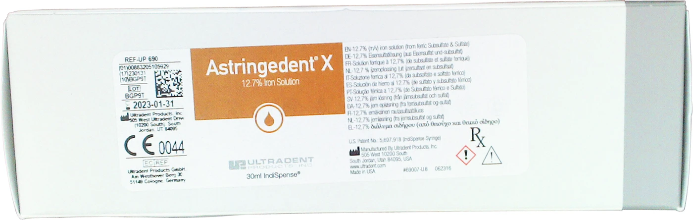 Astringedent™ X Packung 30 ml IndiSpense-Spritze Astringedent™ X Packung 30 ml IndiSpense-Spritze