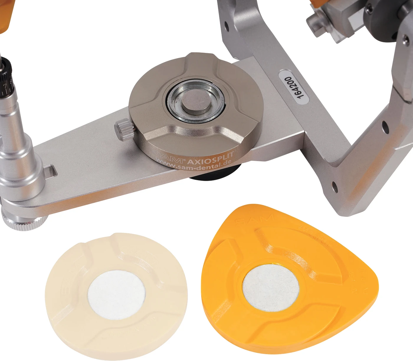 Artikulator Montageplatten Packung 20 Stück oval, AXIOSPLIT