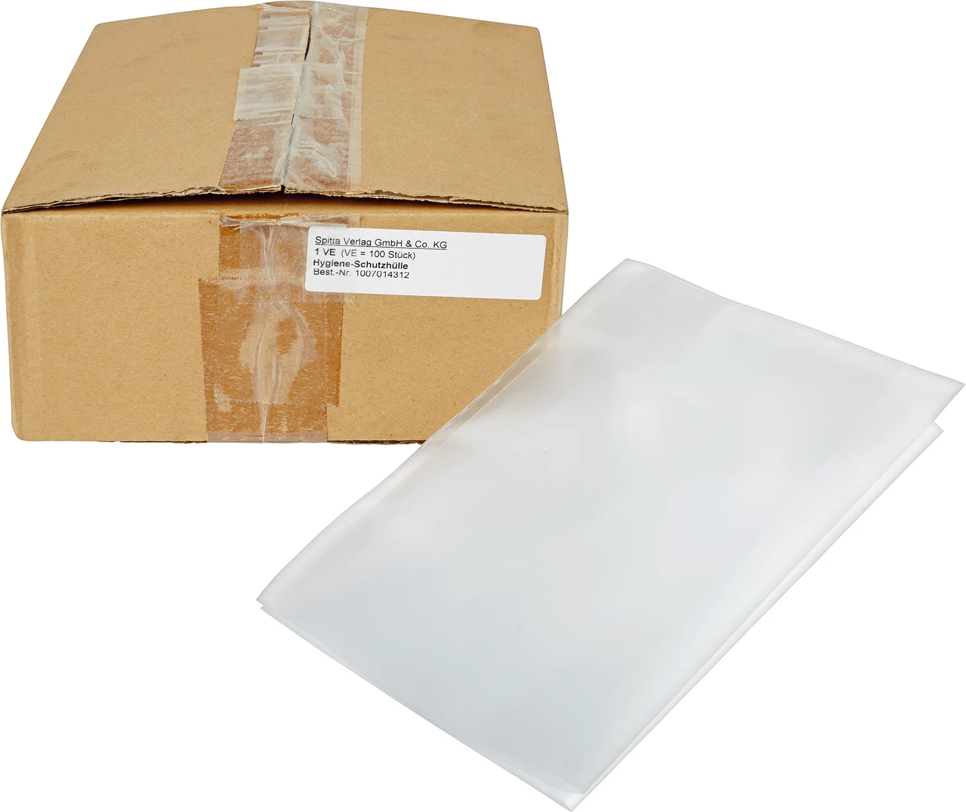 Hygiene-Schutzhülle für System Kartei Packung 100 Stück