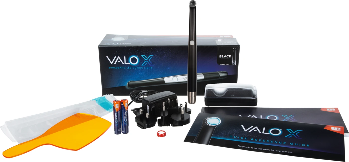 VALO™ X Onyx Black Kit VALO X LED-Polymerisationsleuchte inklusive Zubehör