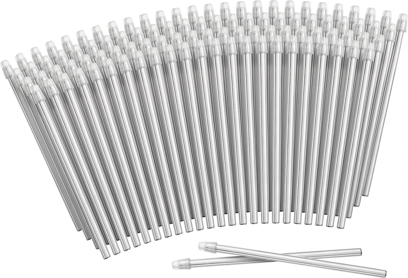 TOP FLEX Speichelsauger Packung 100 Stück transparent