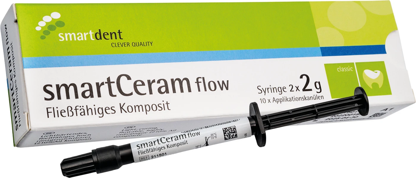 smartCeram flow Packung 2 x 2 g Spritze A3,5