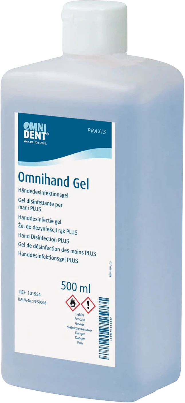 Omnihand Gel Eurospenderflasche 500 ml