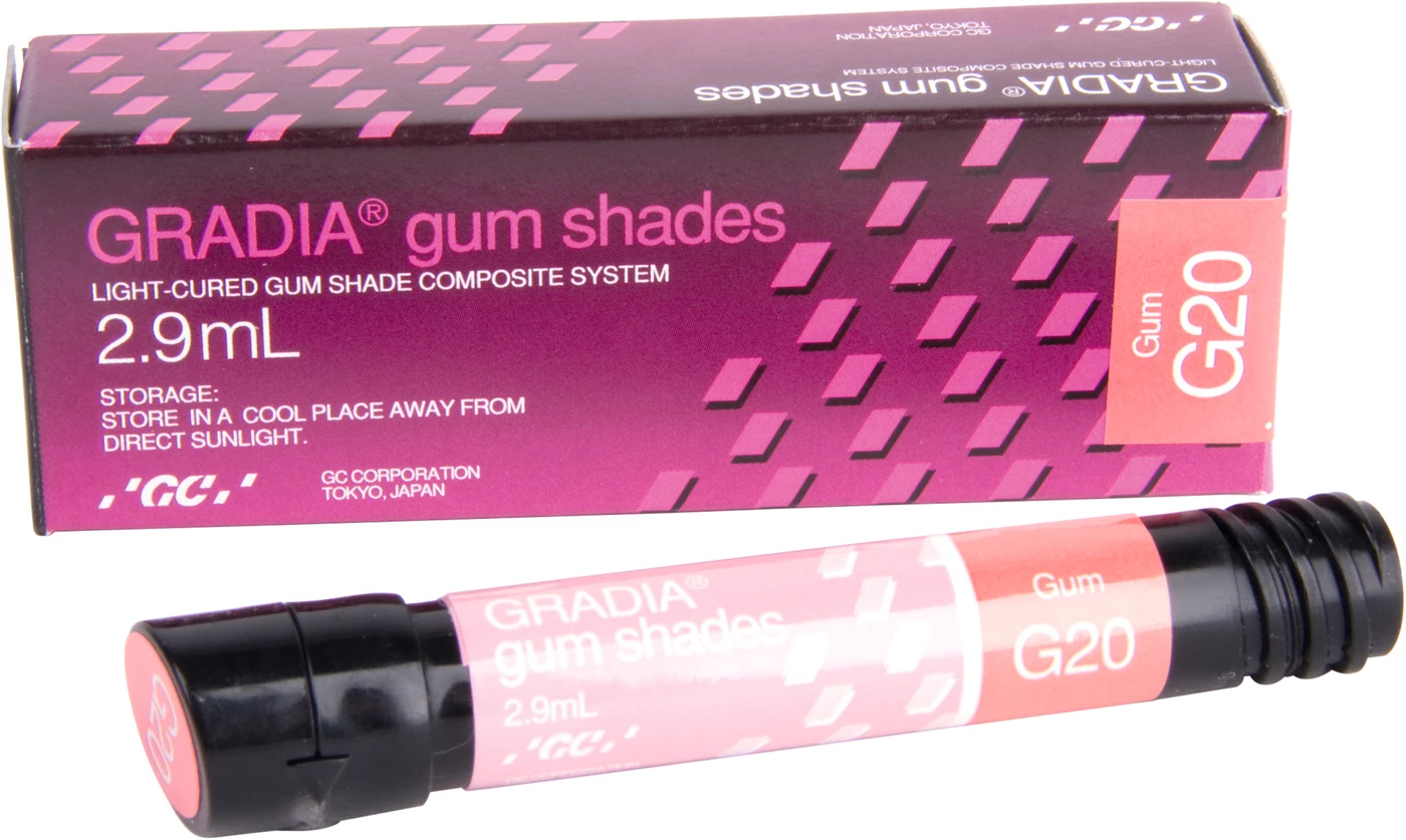 GC GRADIA® gum shades Spritze 2,9 ml Paste gum shades G20