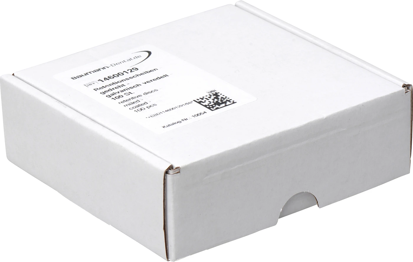 Splitcast Retentionsscheibe Packung 100 Stück gedreht, galvanisch veredelt