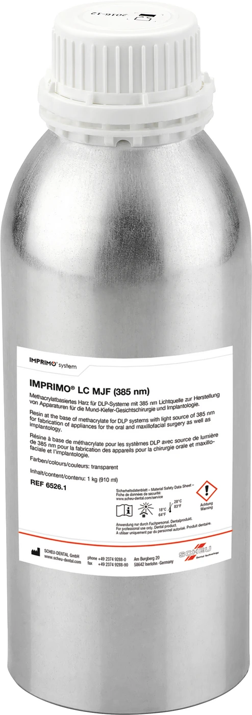 IMPRIMO® LC MJF Flasche 1 kg 385 nm