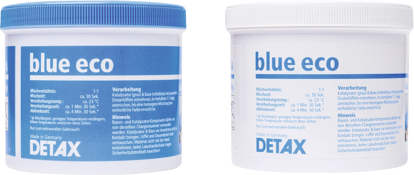 blue eco Standardpackung 800 g Base, 800 g Katalysator, 2 Dosierlöffel