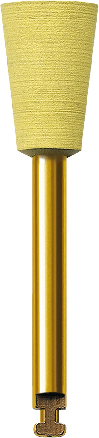 TopGloss Packung 6 Stück gelb, RA, Figur 030, 10 mm, ISO 060