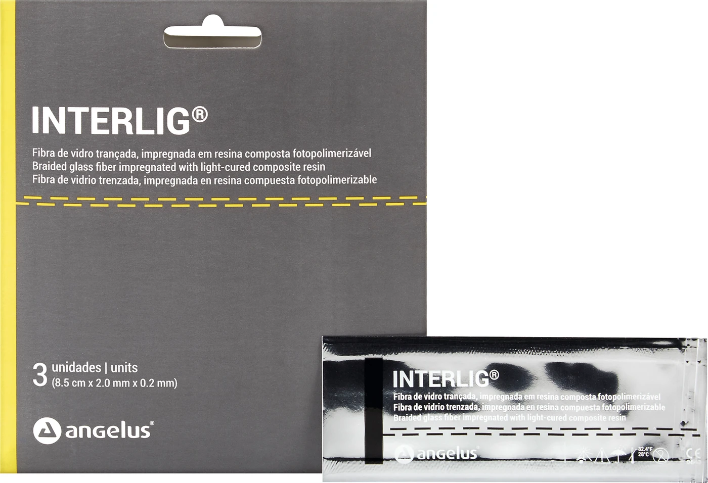 Interlig Fiber Glass Tape Packung 3 Stück