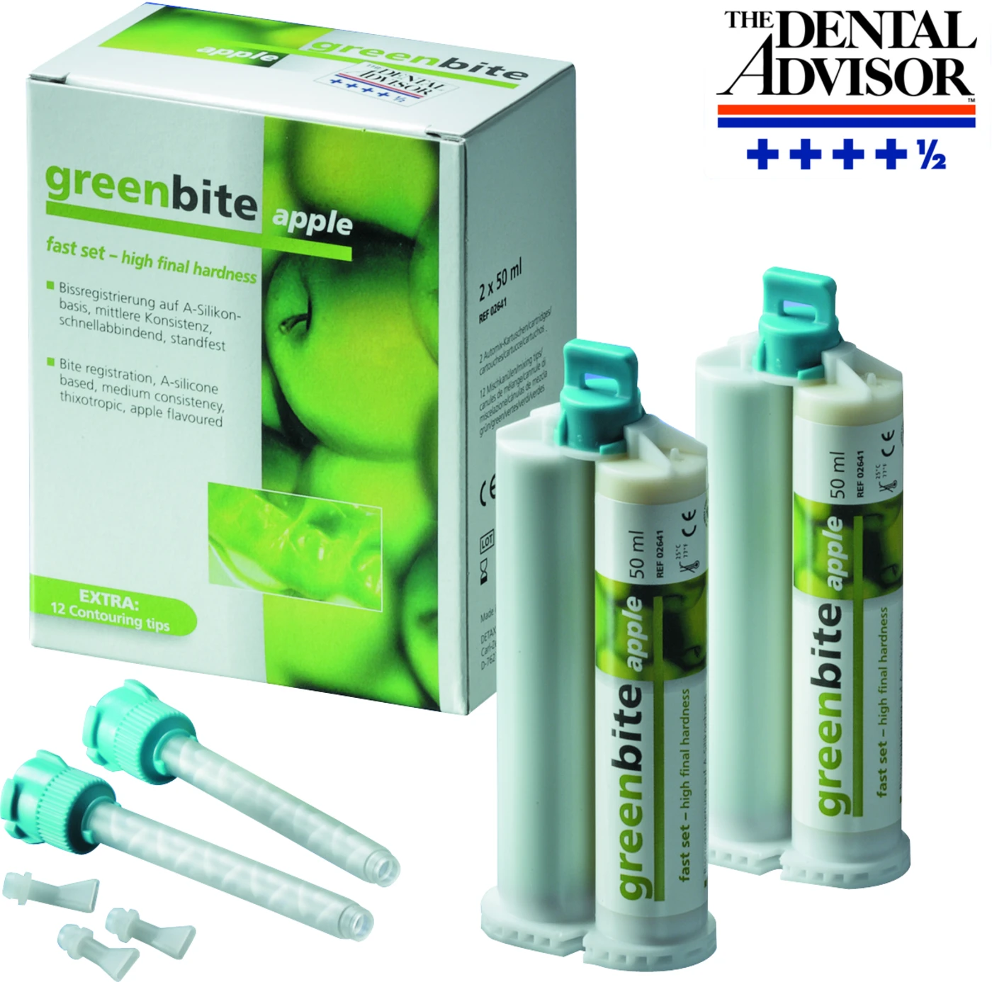 greenbite apple Standardpackung 2 x 50 ml Doppelkartusche, Zubehör, für Automix 2