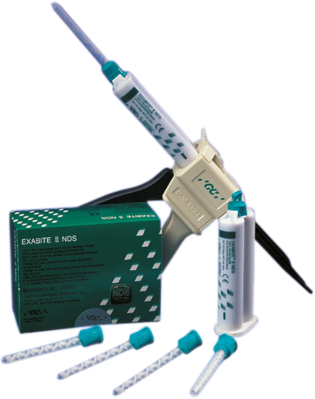 GC EXABITE II NDS Packung 2 x 48 ml Doppelkartusche, 12 Mischkanülen