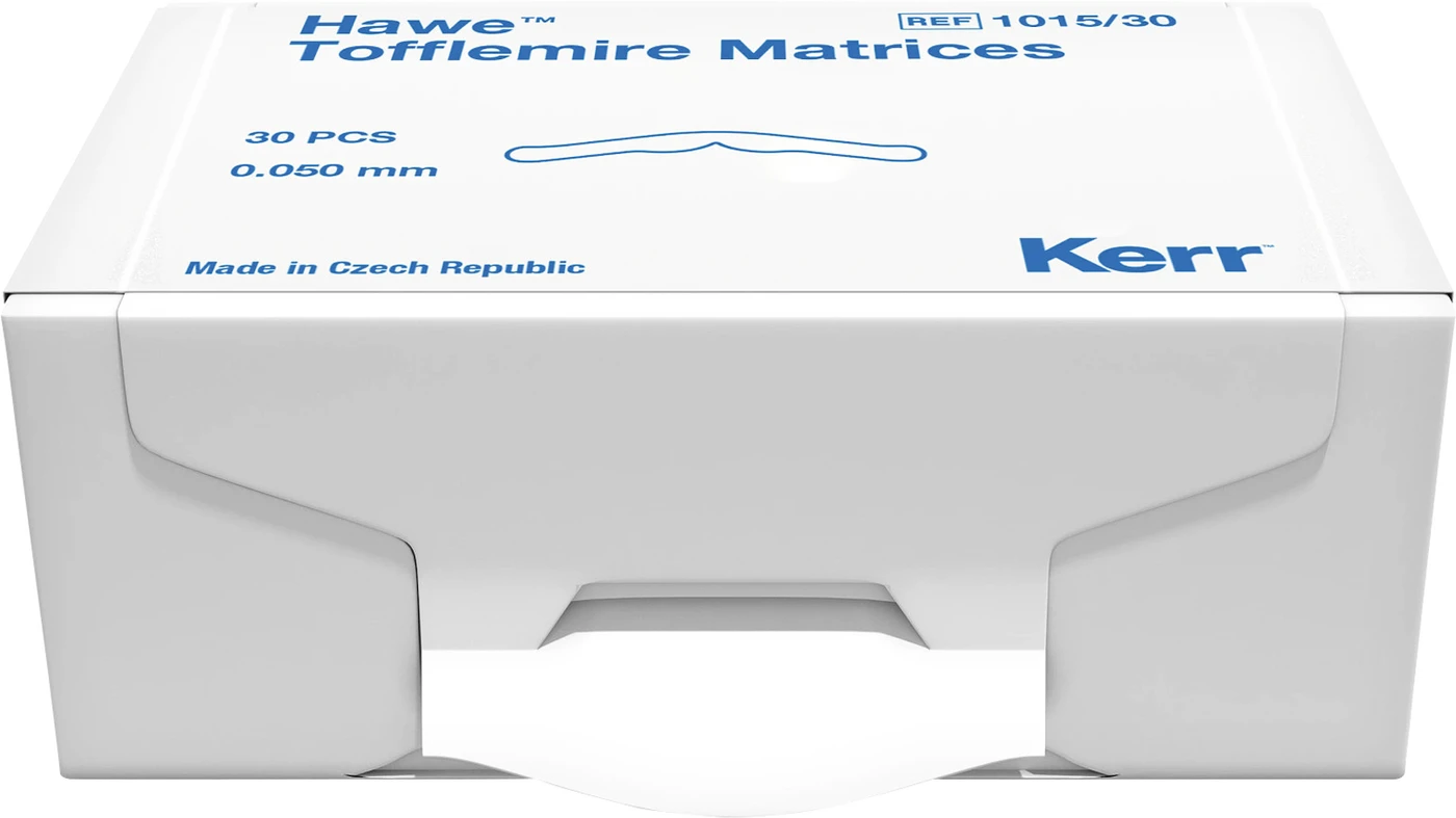 Matrizen nach Tofflemire Packung 30 Stück Stärke 0,05 mm, Nr. 1015/30 Matrizen nach Tofflemire Packung 30 Stück Stärke 0,05 mm, Nr. 1015/30