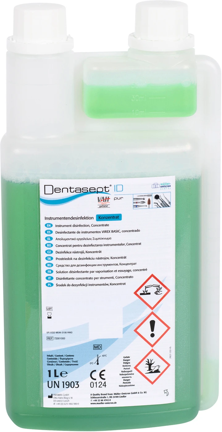 Dentasept® ID pur 2+1 Aktionspaket beinhaltet 3 x 1 Liter Dosierflasche