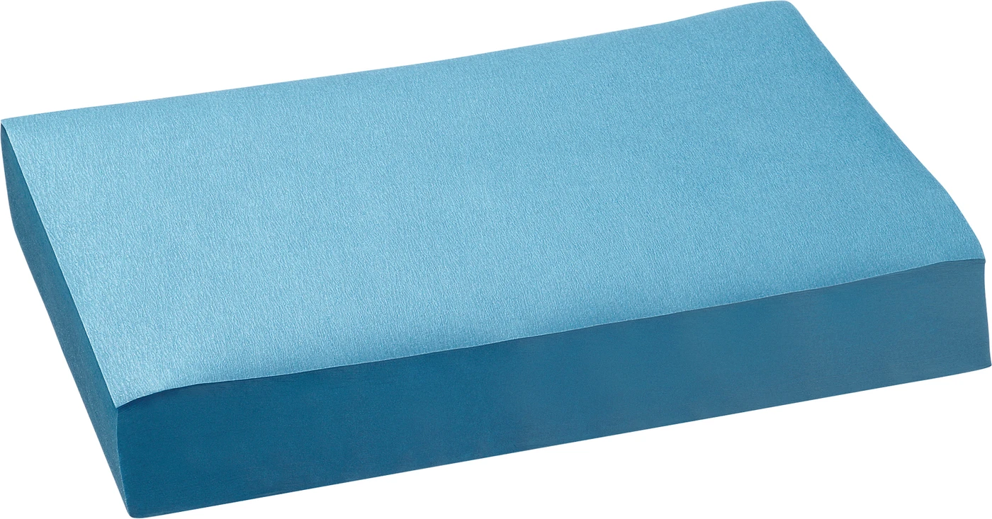 Dental Tray-Einlagen Karton 10 x 250 Stück 18 x 28 cm, blau