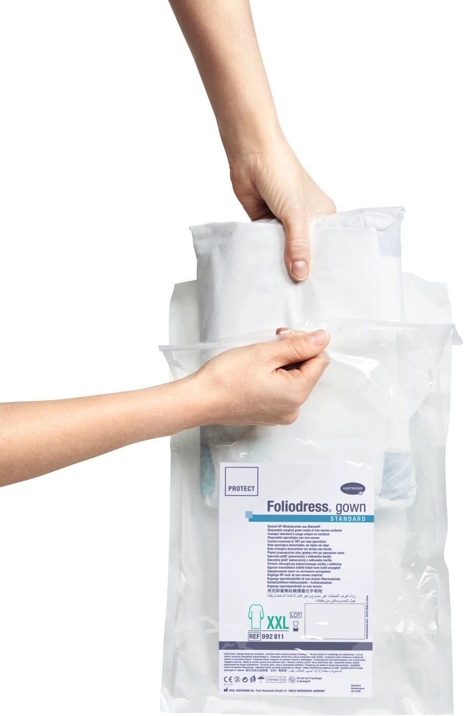 Foliodress® gown Protect Standard Packung 32 Stück XXL