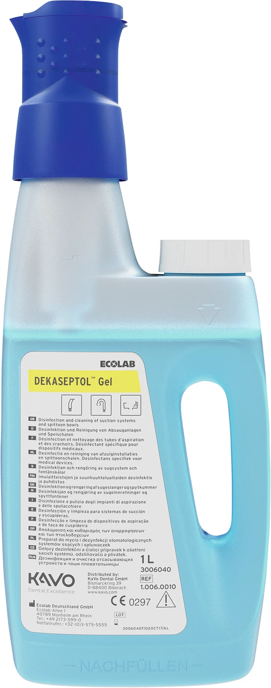 DEKASEPTOL® Gel Karton 3 x 1 Liter, 1 Dosierpumpe