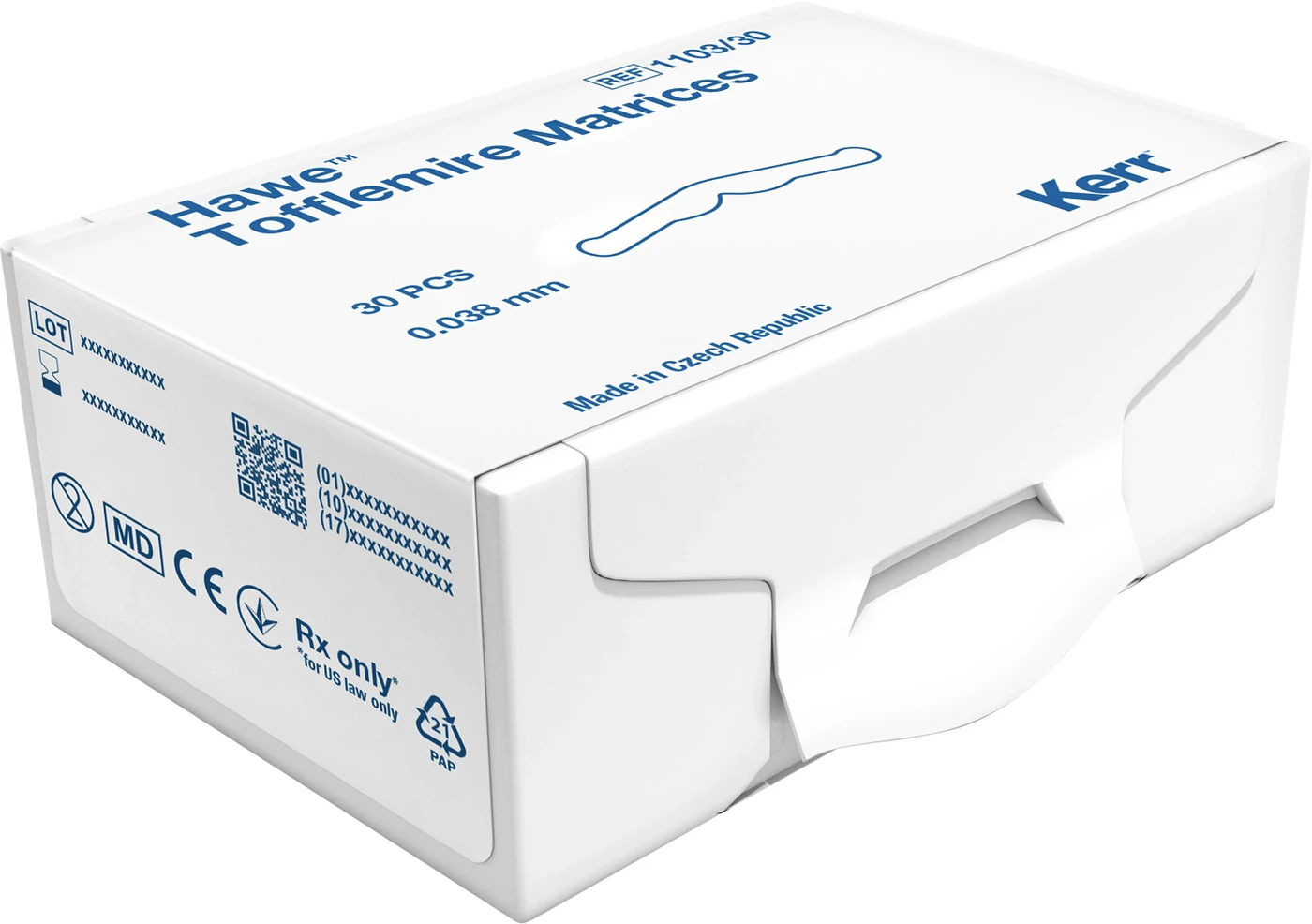 Matrizen nach Tofflemire Packung 30 Stück Stärke 0,038 mm, Nr. 1103/30 Matrizen nach Tofflemire Packung 30 Stück Stärke 0,038 mm, Nr. 1103/30