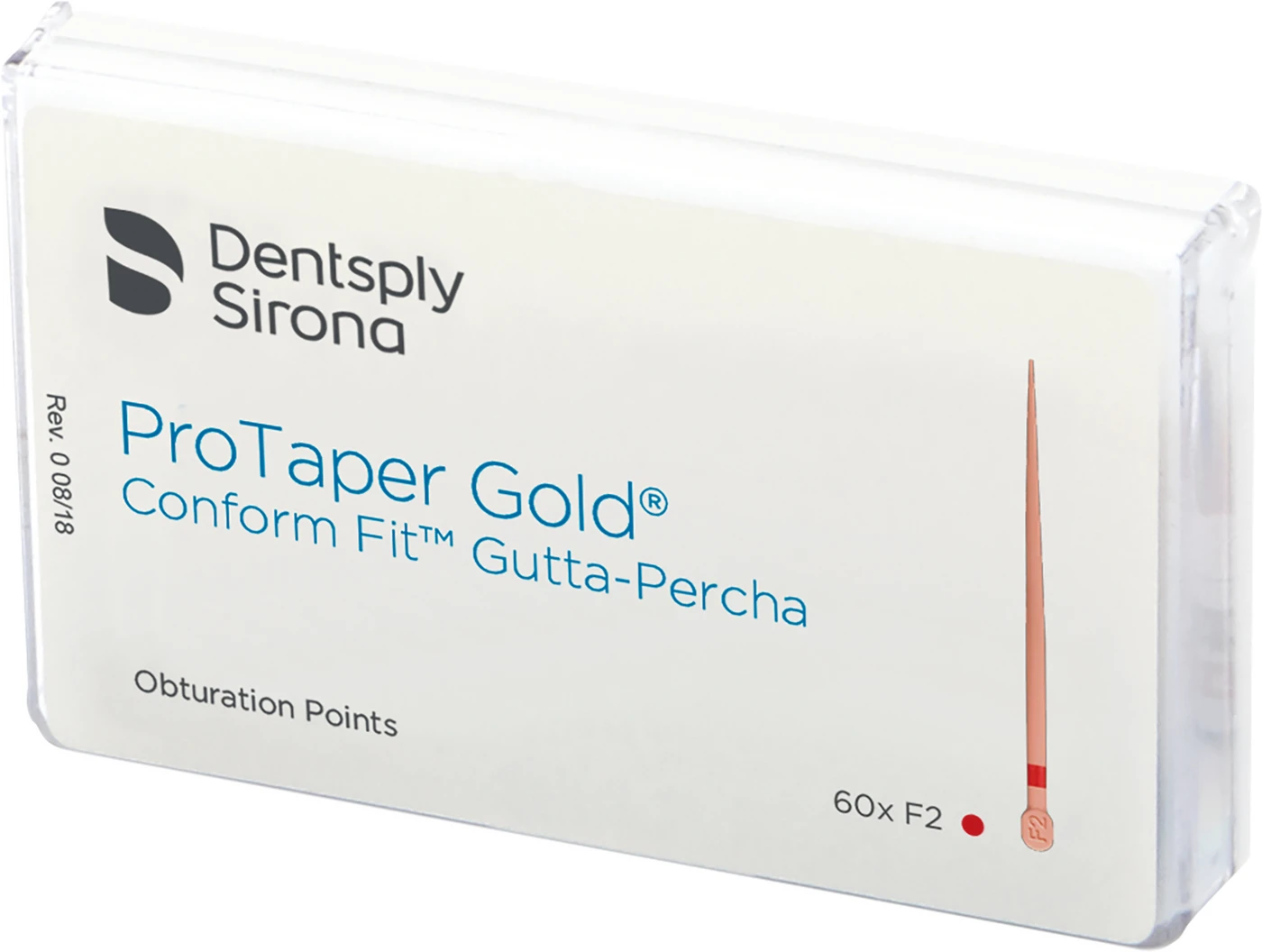 ProTaper Gold® Conform Fit™ Guttaperchaspitzen Packung 60 Stück F2