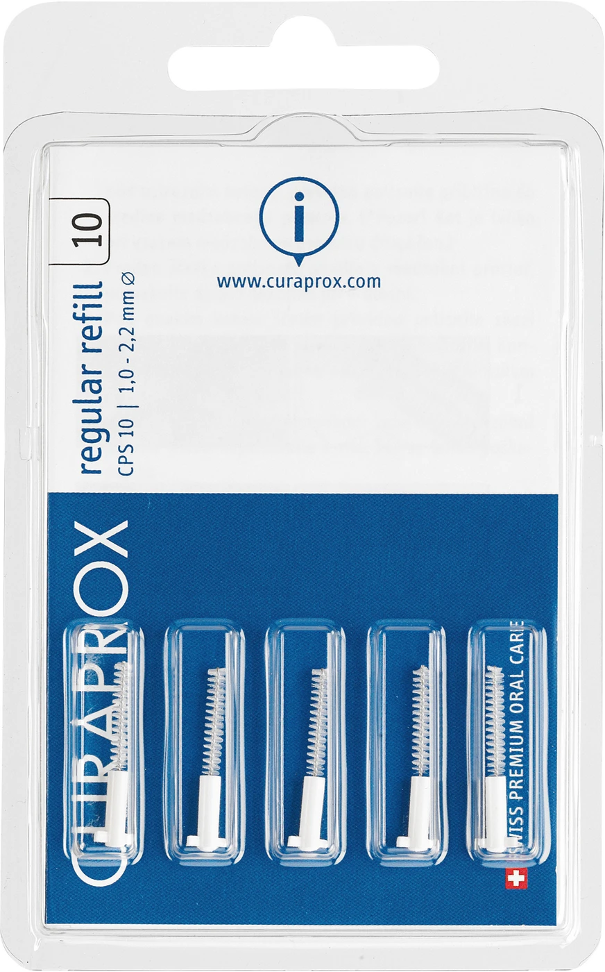 CURAPROX CPS regular Packung 5 Stück 10 weiß, Ø 2,2 mm 