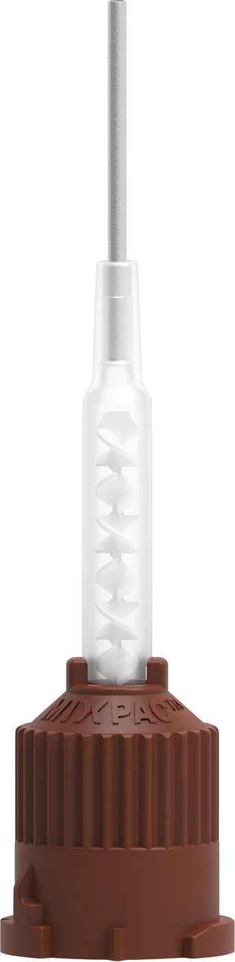 Colibri™ Helical Mischkanülen Packung 20 Mischkanülen Innen Ø 2,5 mm, Auslass D, 1:1, 2:1, Gauge 19, braun