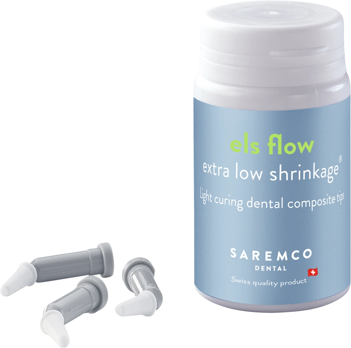 els extra low shrinkage® FLOW Packung 16 x 0,3 g Tip A2