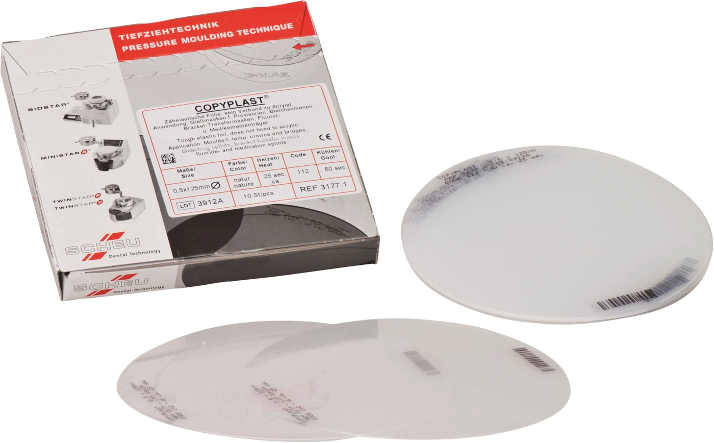 COPYPLAST® Packung 10 Stück rund, Ø 125 mm, Stärke 0,5 mm kaufen | cut ...