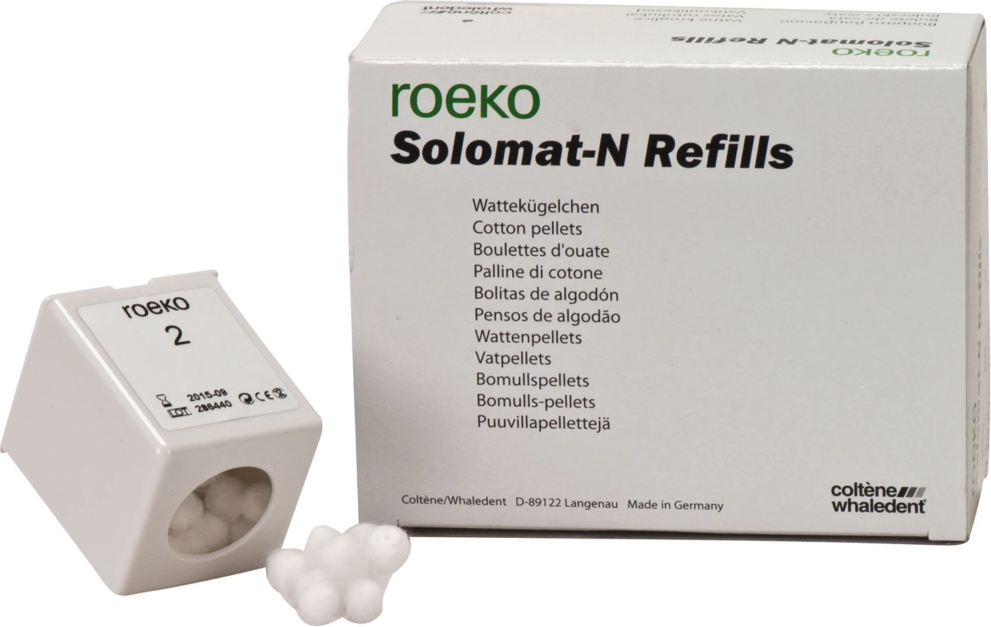 ROEKO Solomat-N Nachfüllpackung 6 Dosen Ø 7,6 mm, Größe 2