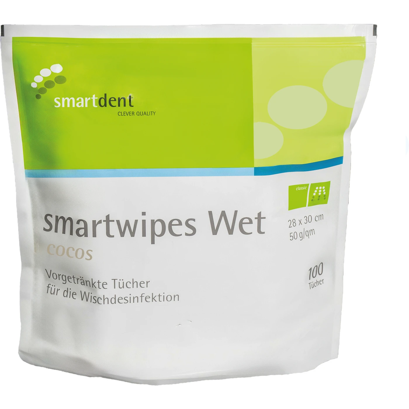 smartwipes Wet Beutel 100 Stück cocos, 28 x 30 cm