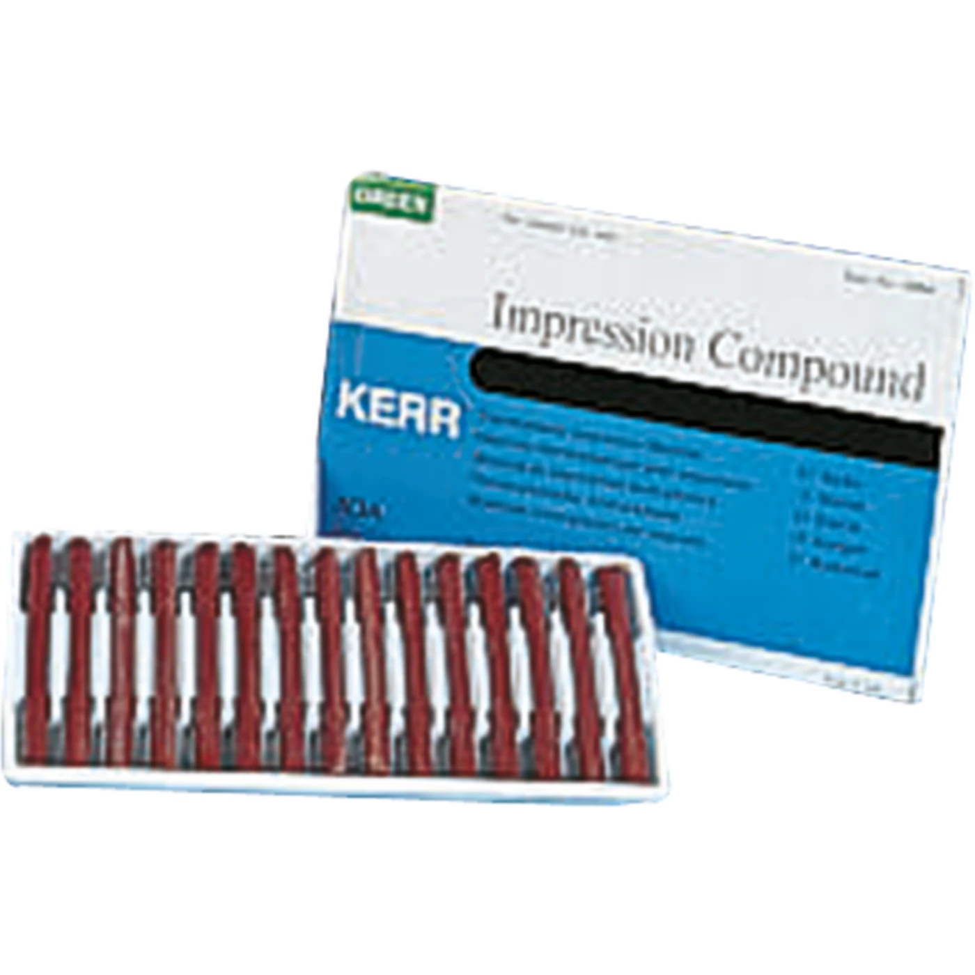 Impression Compound Packung 15 Stangen rot