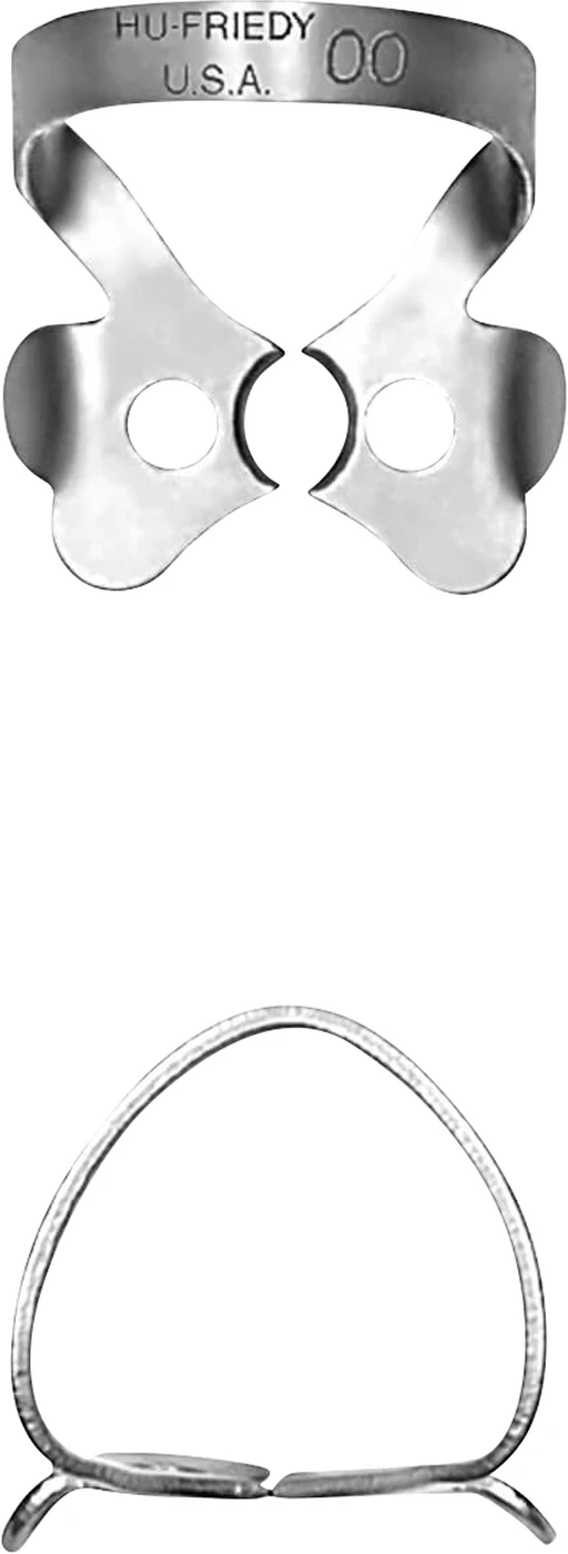 Kofferdam-Klammern Stück Front 00 RDCM00
