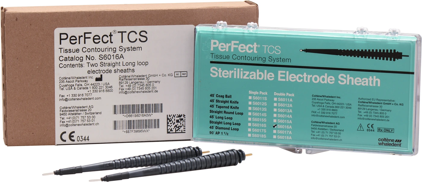 PerFect® TCS Elektroden Packung 2 Stück gerade lange Schlaufe