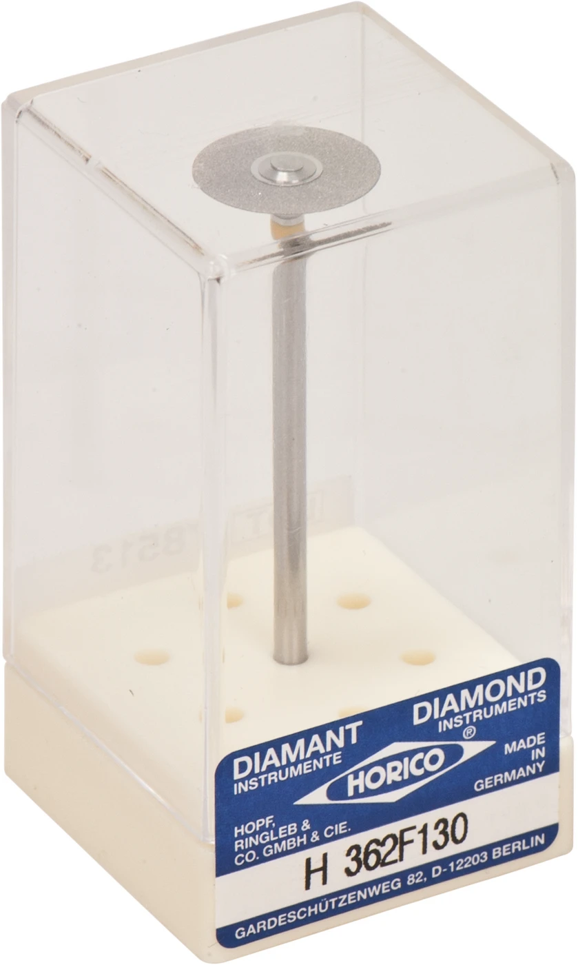 JUNIORFLEX® Stück doppelseitig, flexibel, gelb extra fein, HP, Figur 362, 0,18 mm, ISO 130