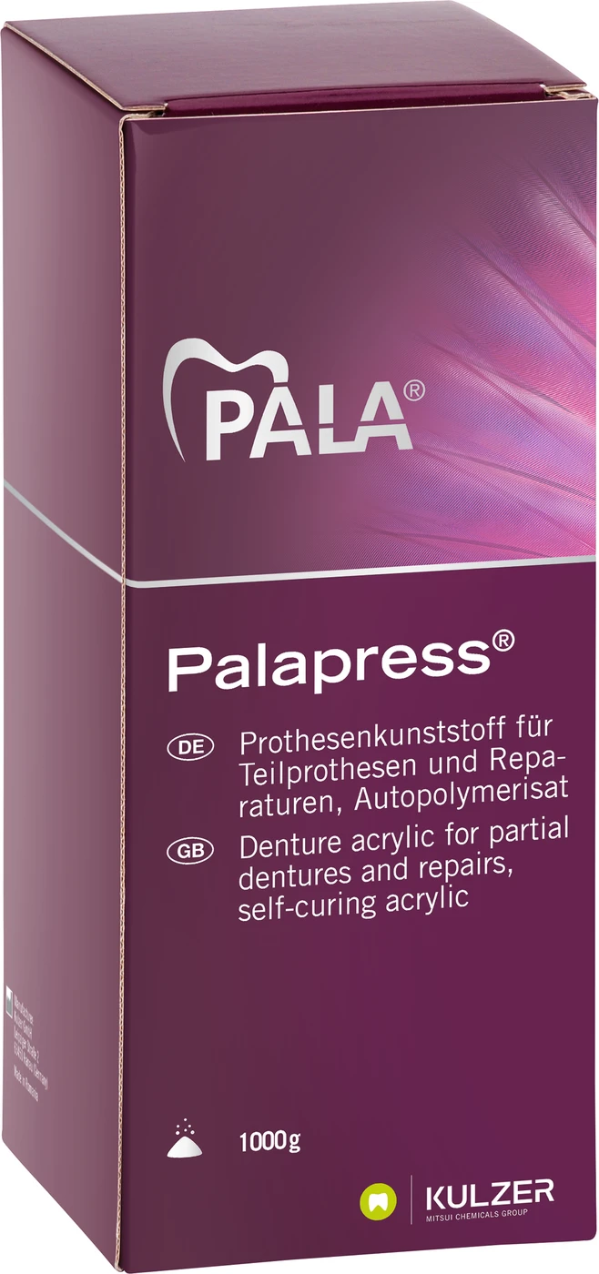 Palapress® Beutel 1 kg Pulver rosa geadert
