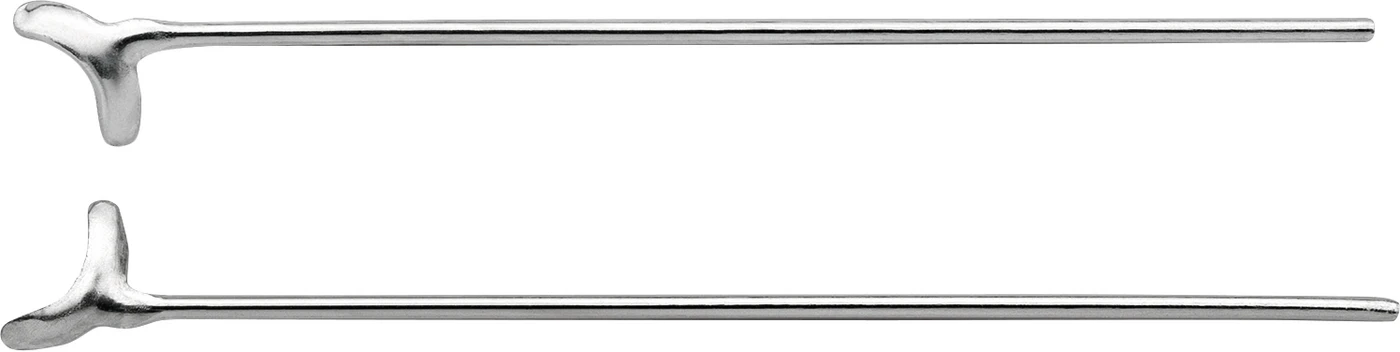 Klammern Packung 2 x 50 J-Klammern (rechts, links), schräg, Ø 0,9 mm