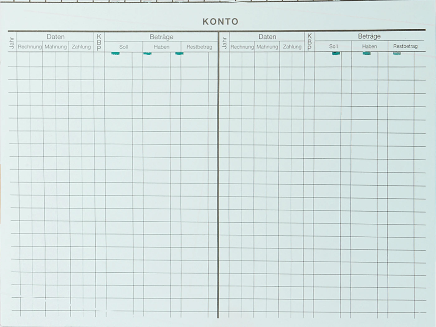 System Karteikarten für Adrema Karton 200 Stück blau