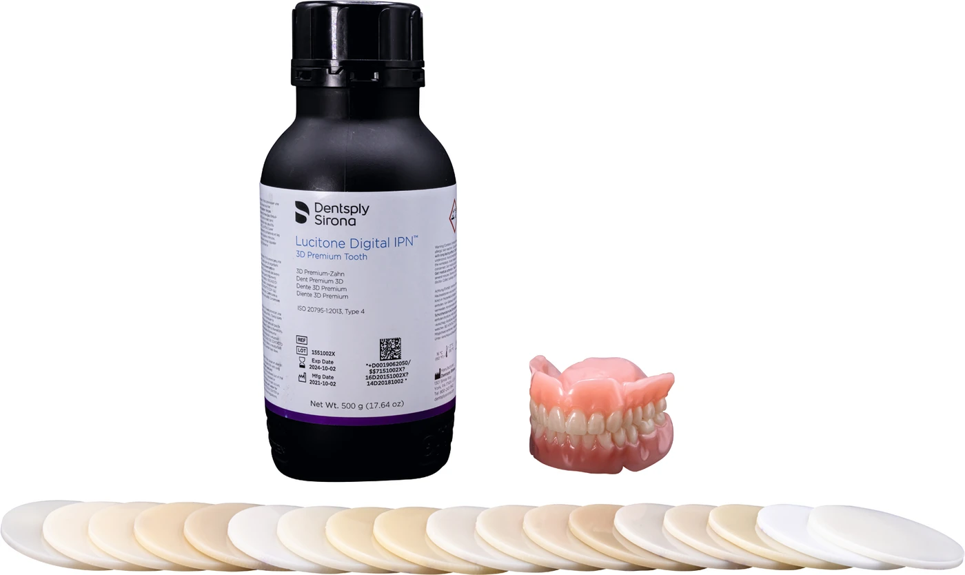 Lucitone Digital IPN™ Stück 500 ml Kartusche Premium Tooth Shade A3