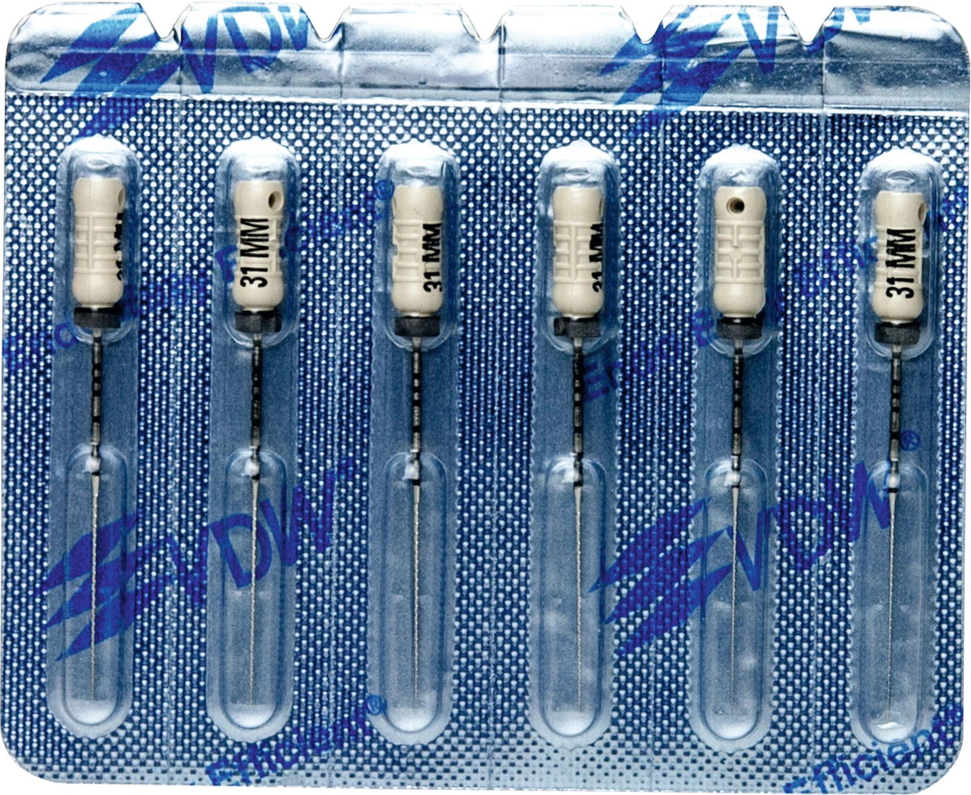 STERILE Hedstroem Feilen Blisterpackung 6 Stück 31 mm ISO 015