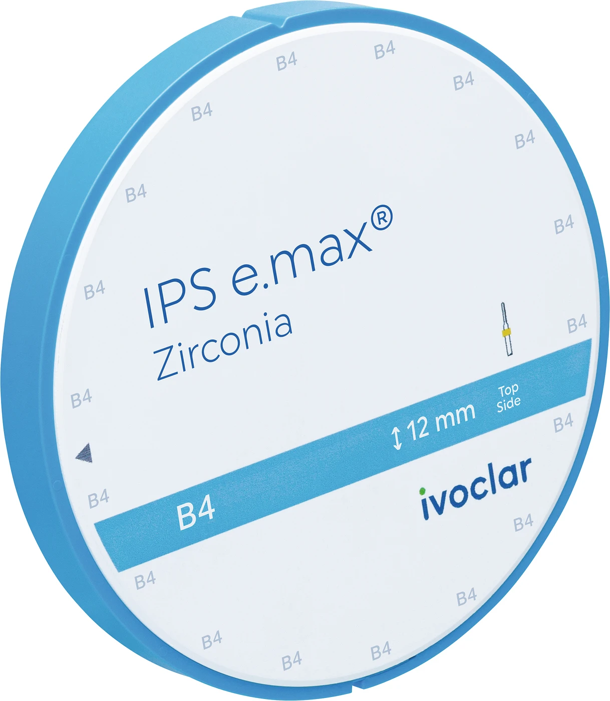 IPS e.max Zirconia Stück Ø 98,5 mm, H: 12 mm, B4